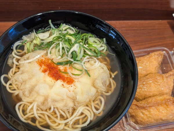 「天ぷらえきそば」@えきそば 姫路駅店の写真