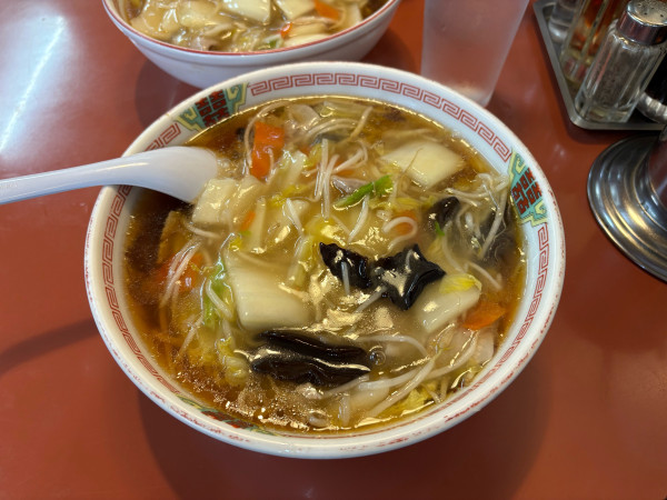 「サンマーメン + チャーハン(ハーフ) + 焼餃子」@ラーメン古久家 朝日町店の写真