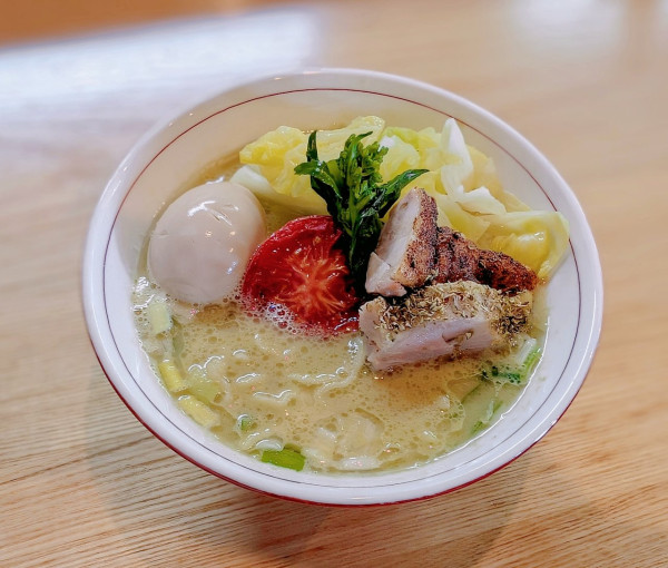 「浅利白湯そば【期間·数量限定】」@麺 㐂色の写真