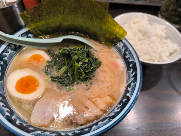 「ラーメン+ライス」@麺屋 武士道 本店の写真