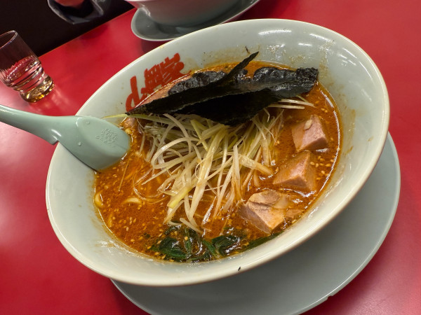 「辛味噌ネギラーメン」@山岡家 川島店の写真