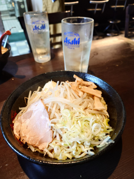 「油麺」@ラーメン ガキ大将 高田店の写真