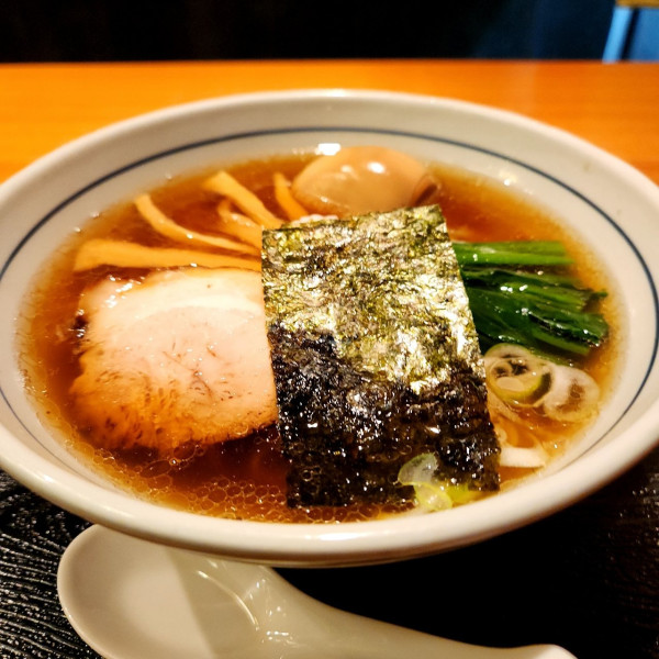 「中華そば づけ玉子」@味処 むさし野の写真