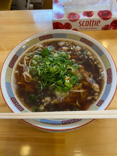 「素そば大盛」@中華そば つぼ万の写真