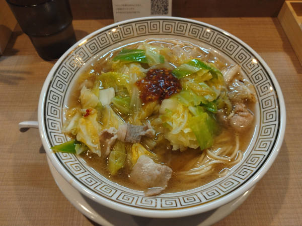 「野菜肉増ラーメン(辛さ2)¥1200-」@めんのすけの写真