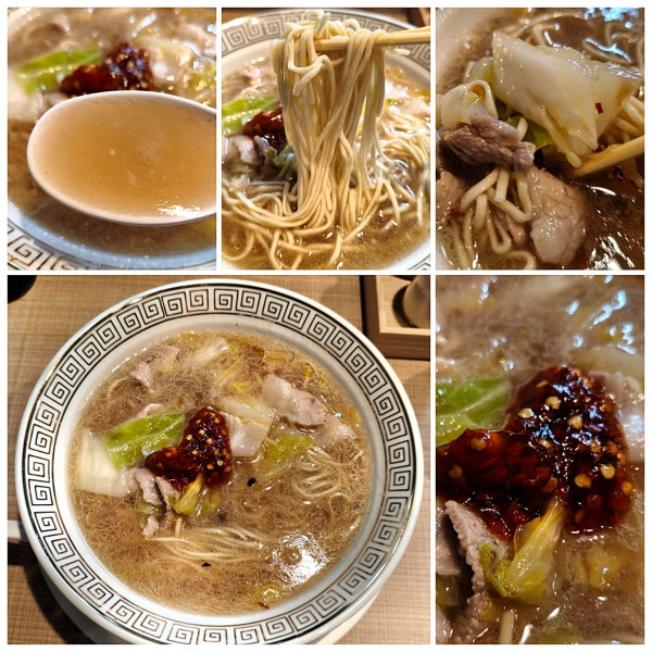 「岐阜ラーメン(2辛)＆半炒飯セット　1250円」@めんのすけの写真