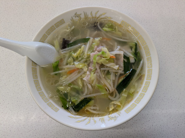 「タンメン：750円」@三勝屋の写真