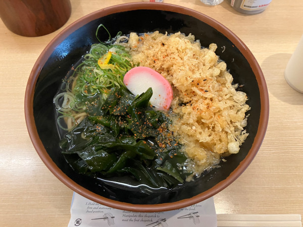 「たぬきそば 500円」@立ち食い蕎麦 あずさの写真