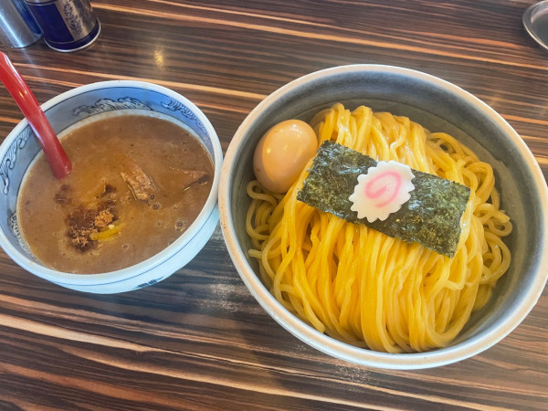 「赤つけそば大盛 ¥1200 味玉 ¥150」@中華そば 螢の写真