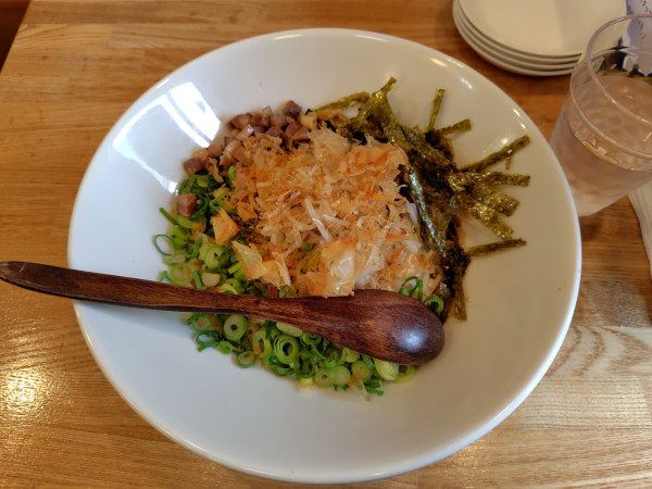 「魚介まぜめん900円」@めんや ふうたろうの写真