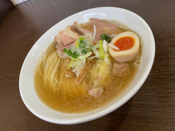 「【限定】アゴ煮干×鶏」@中華そばイデタの写真