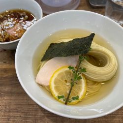 昆布水つけ麺　塩　大盛り