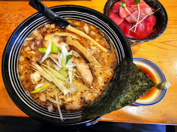 「鮮魚かつお麺&マグロ飯」@鮮魚鶏出汁麺 沢むらの写真