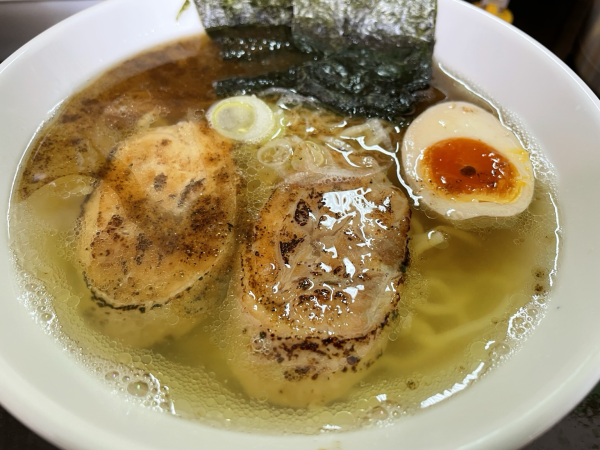 「お魚ラーメン　塩」@麺屋ふたばの写真