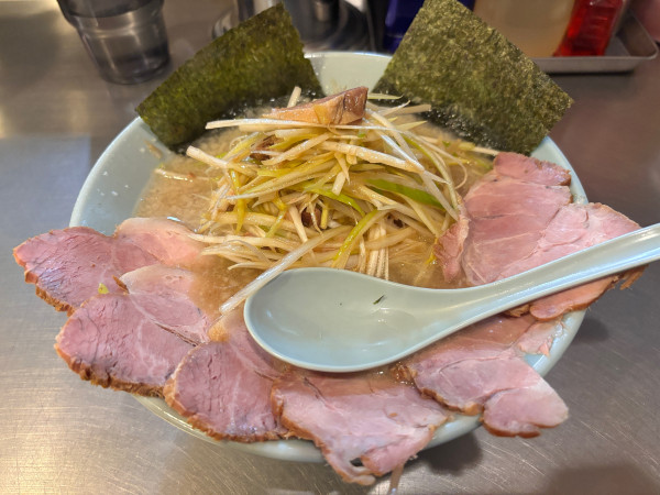 「ネギチャーシューメン」@ラーメンショップ 椿 玉造店の写真