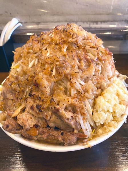 「ラーメン大　全マシマシ　約1kg」@めん屋 五坊の写真