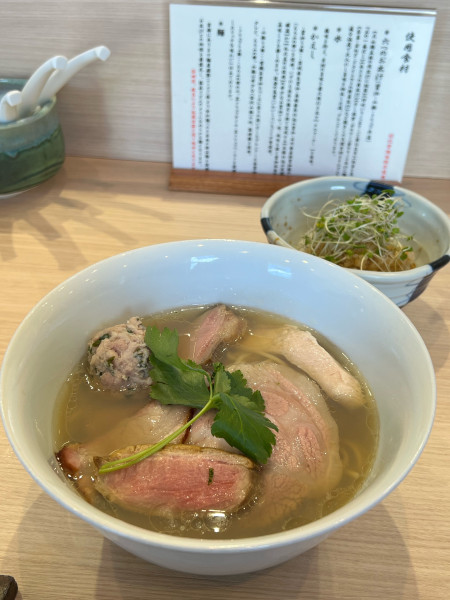 「特上蛤そば」@金沢 麺つみきの写真