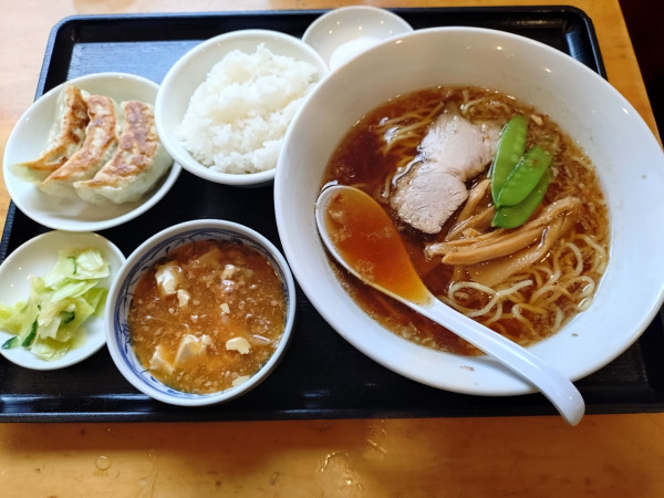 「ランチ定食Bセット」@香湯ラーメン ちょろり 恵比寿店の写真