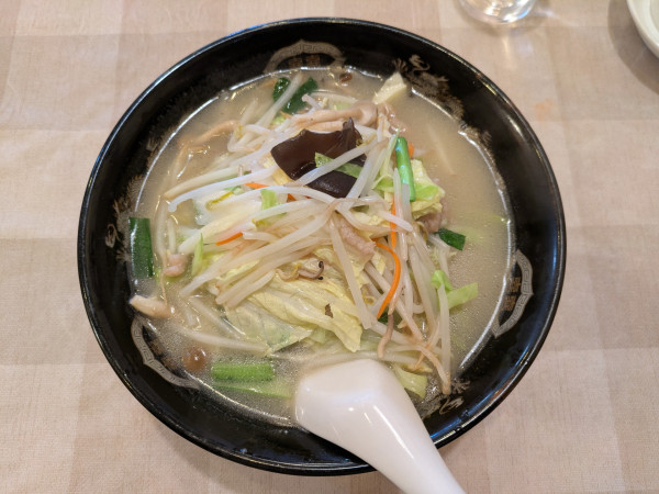 「肉と野菜タンメン：850円」@満福苑の写真