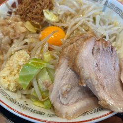 小ラーメン＋汁なし(ニンニクアブラカラメ)