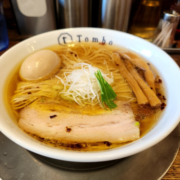 「味玉汐の旨味ソバ」@Tomboの写真