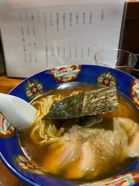 「鶏叉焼そば」@支那そば ひらおかの写真