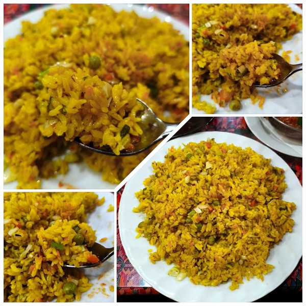 「ベジタブ・ルフライドライス　880円」@ニュープラシッダ 浅草店の写真