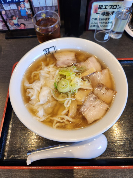 「喜多方わんたんラーメン」@喜多方ラーメン坂内 上尾店の写真