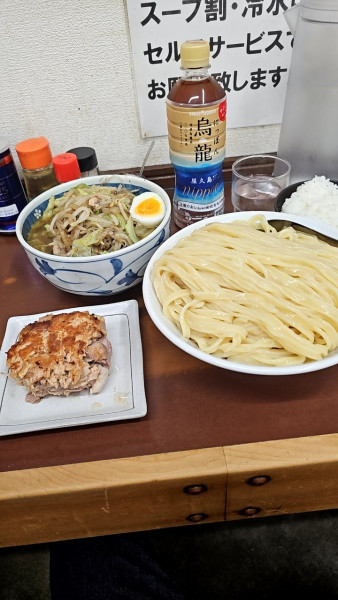 「カレー野菜つけ麺大盛りと🍚」@ラーメン ひかりの写真