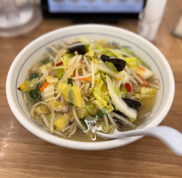 「タンメン（麺少なめ￥570）」@福しん 浅草ROX前店の写真