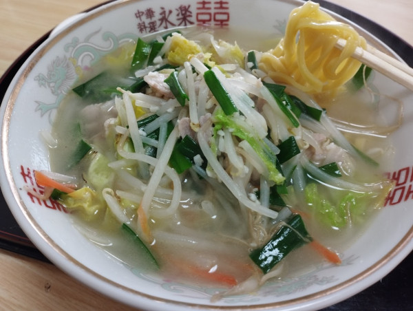 「タンメン(750)」@中華料理 永楽の写真