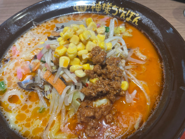 「赤ちゃんぽん：1230円」@神様ちゃんぽん  上里SA上り店の写真