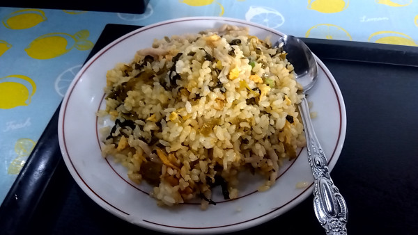 「高菜豚肉チャーハン」@天天菜館の写真