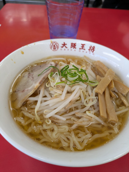 「ラーメン(大盛り)」@大阪王将 千歳船橋店の写真