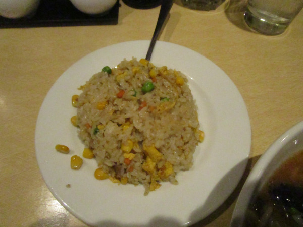 「小チャーハンと豚肉入りモヤシラーメンセット 800円」@和来亭 久米川店の写真