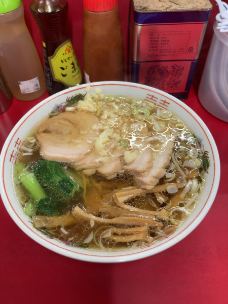 「チャーシューメン（にんにく入り）　1350円」@バリバリラーメンの写真