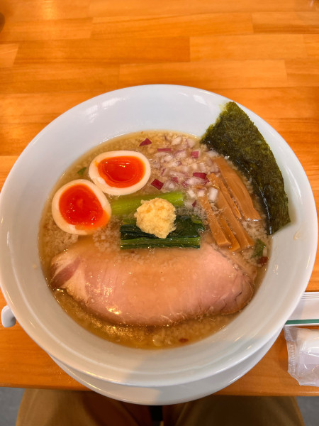 「背脂生姜芳醇煮干塩」@自家製ラーメン アイリーの写真