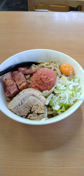 「(限定)明太ｶﾙﾎﾞ」@ラーメン一心の写真