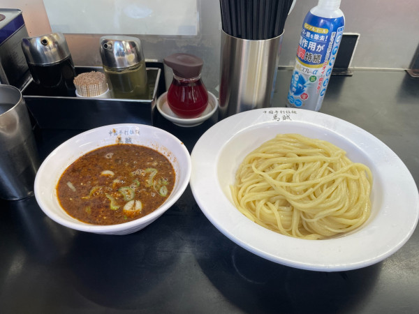 「担々つけ麺」@中国手打拉麺 馬賊 日暮里店の写真