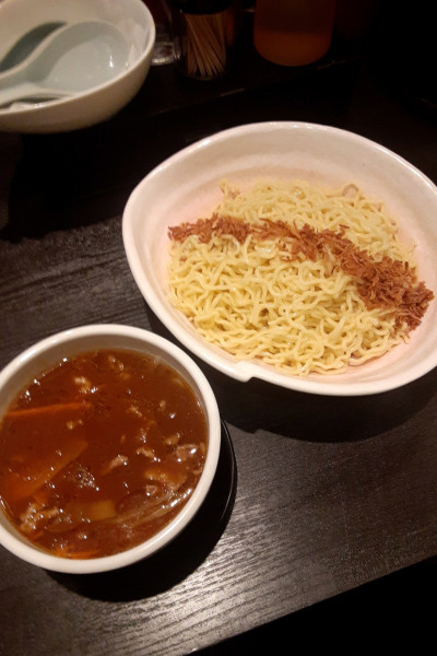 「【限定】ビーフカレーつけ麺」@ラーメン大至の写真