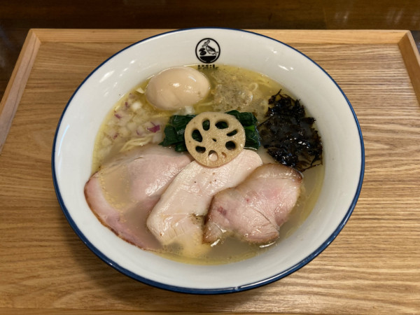 「特製貝節潮そば」@CLAM&BONITO貝節麺RAIKの写真