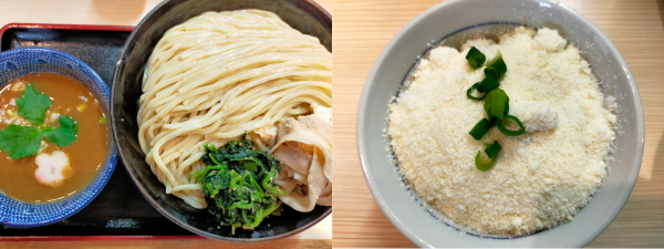 「鶴嶺峰つけ麺(横綱)+麺増し100g+おじっと飯1750円」@らー麺土俵 鶴嶺峰の写真