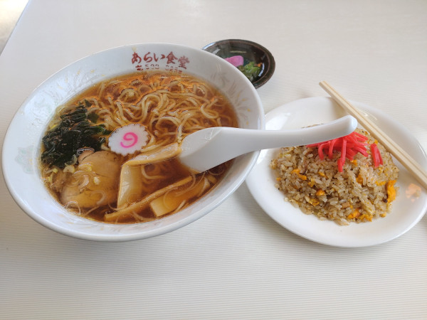 「半ちゃんラーメン900円」@あらい食堂の写真