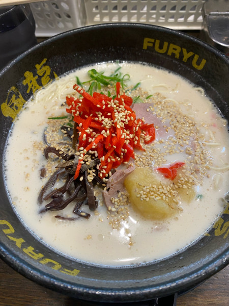 「ラーメン」@とんこつラーメン博多風龍 上野店の写真