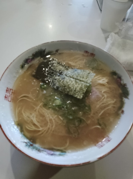 「ラーメン1000円」@中洲屋台 長浜ラーメン 初代 健太の写真