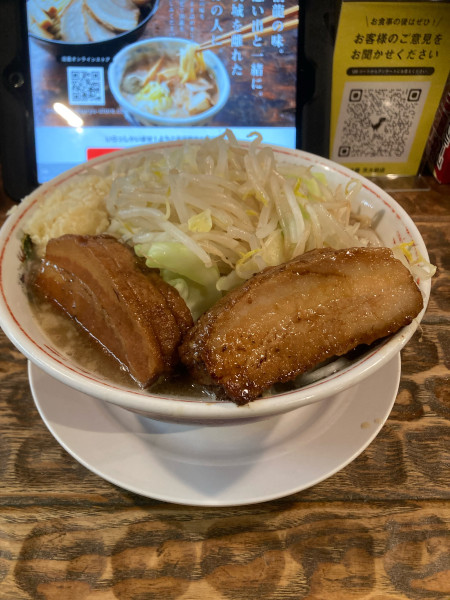 「豚そば豚2枚」@つけめん・らーめん 活龍 茨大前店の写真