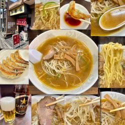 餃子&ビール➡札幌味噌ラーメン800円