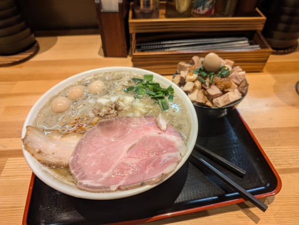 「限定味噌煮干しラーメン」@煮干らぁめん 樹鈴の写真
