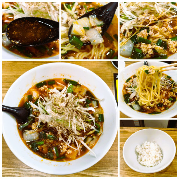 「亀戸式タンタンメン＋小ライス＝1250円」@亀戸ジンジャーヌードルの写真