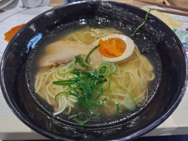 「厳選素材の貝節塩ラーメン」@はま寿司 松本なぎさ店の写真